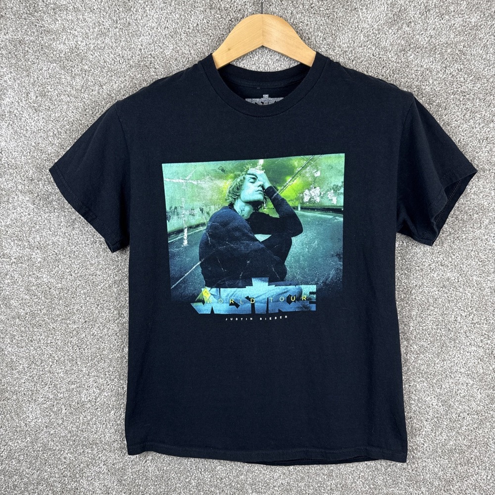 Justin Bieber 2022 Justice World Tour T-Shirt Double Sided Music‎ Adult Medium